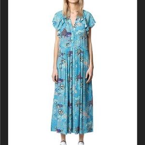 Zadig & Voltaire Ruskie Glam Rock long dress size small